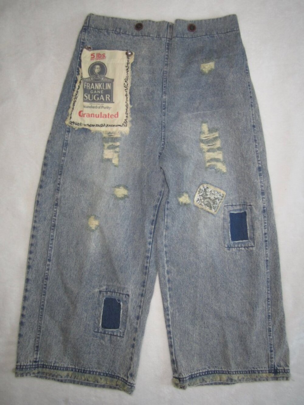JADED GYPSY FRANKLIN PURE JEANS Romantic Boho Vintage Style Women's S/M